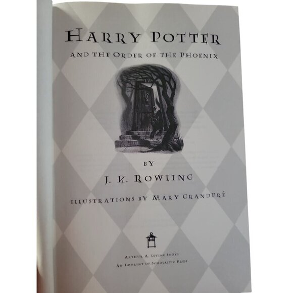 Harry Potter Order of the Phoenix JK Rowling First Edition 54 2003 Hardcover - Picture 8 of 9